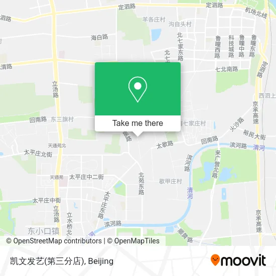 凯文发艺(第三分店) map