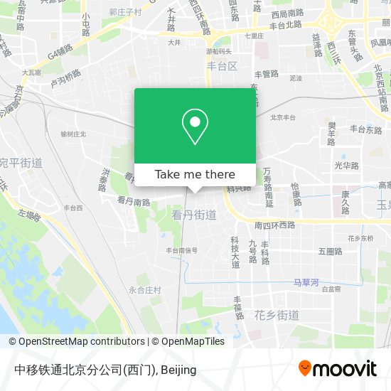中移铁通北京分公司(西门) map