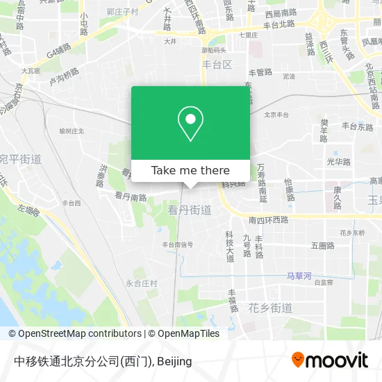 中移铁通北京分公司(西门) map