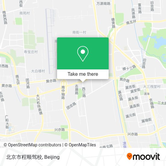 北京市程顺驾校 map