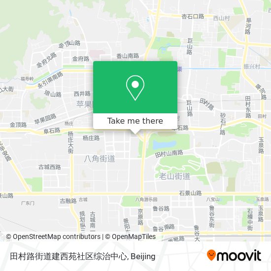 田村路街道建西苑社区综治中心 map