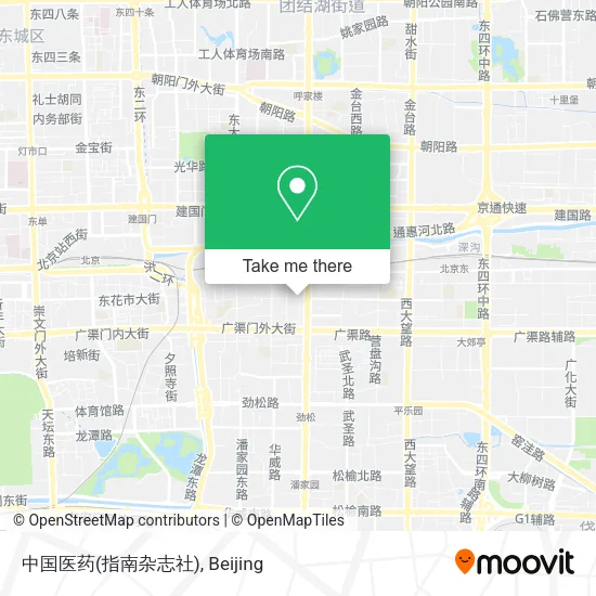 中国医药(指南杂志社) map