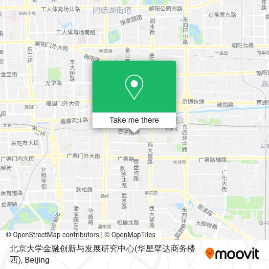 北京大学金融创新与发展研究中心(华星擘达商务楼西) map