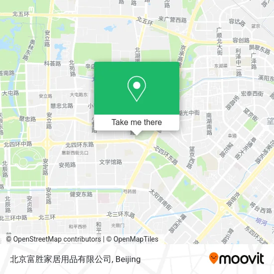 北京富胜家居用品有限公司 map