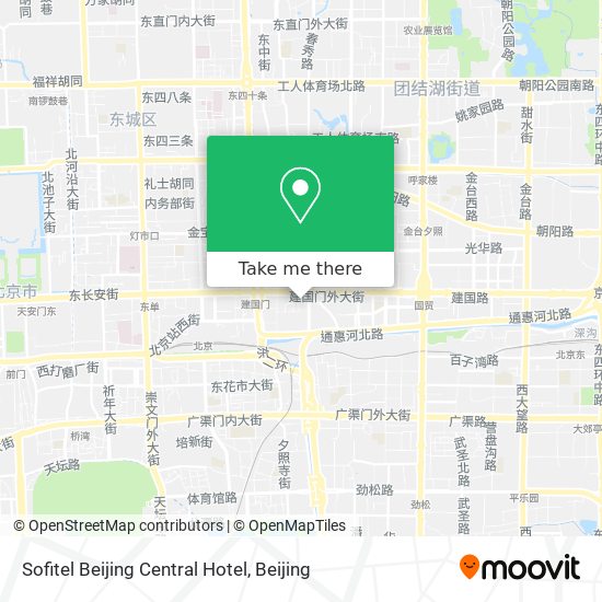 Sofitel Beijing Central Hotel map