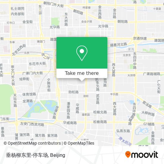 垂杨柳东里-停车场 map
