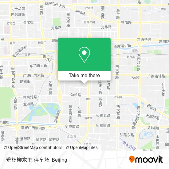 垂杨柳东里-停车场 map