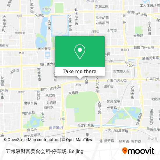 五粮液财富美食会所-停车场 map