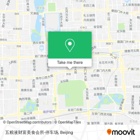 五粮液财富美食会所-停车场 map