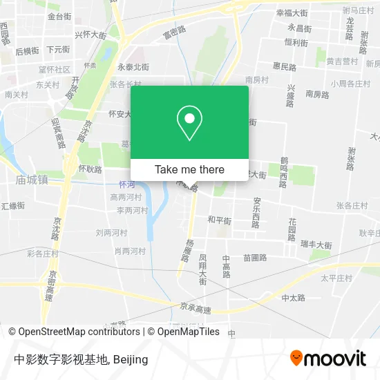 中影数字影视基地 map