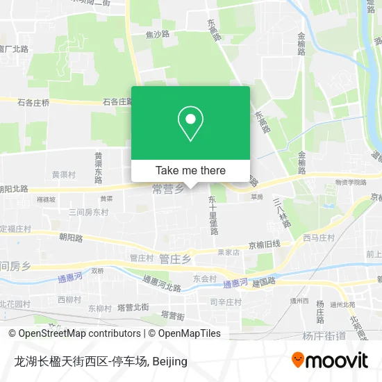 龙湖长楹天街西区-停车场 map