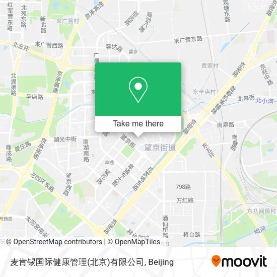 麦肯锡国际健康管理(北京)有限公司 map