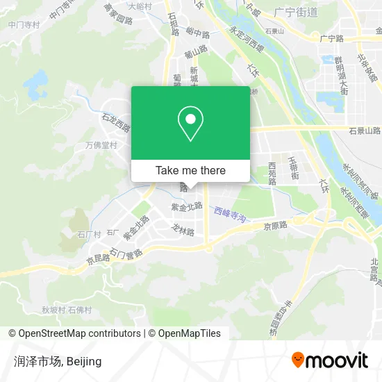润泽市场 map