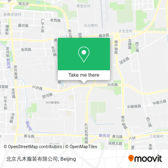 北京凡木服装有限公司 map