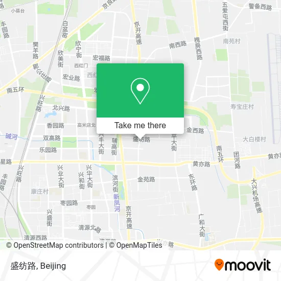 盛纺路 map