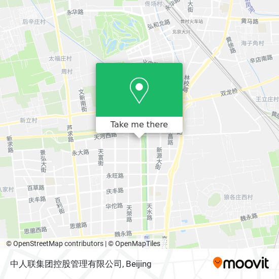 中人联集团控股管理有限公司 map