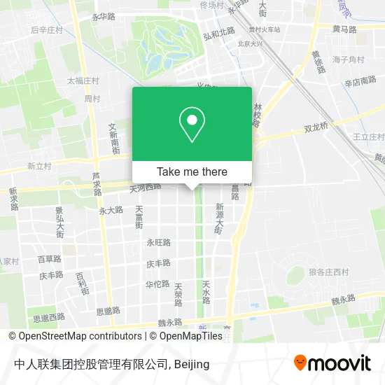 中人联集团控股管理有限公司 map