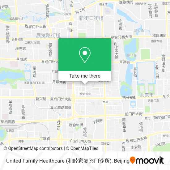 United Family Healthcare (和睦家复兴门诊所) map