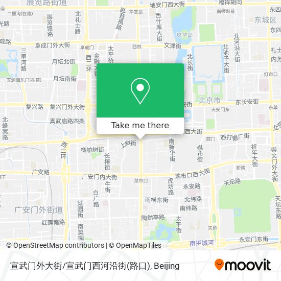 宣武门外大街/宣武门西河沿街(路口) map