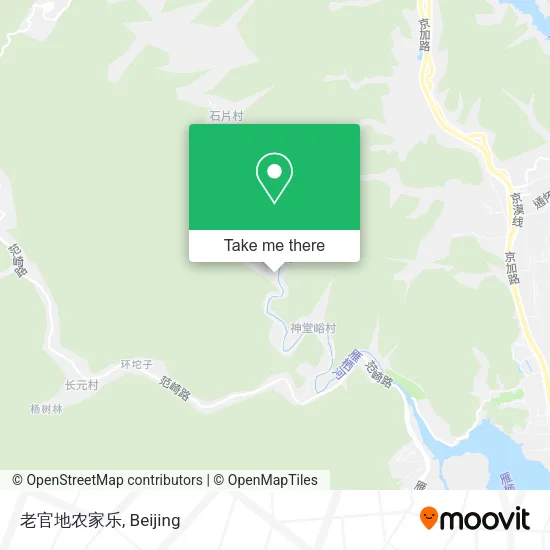 老官地农家乐 map