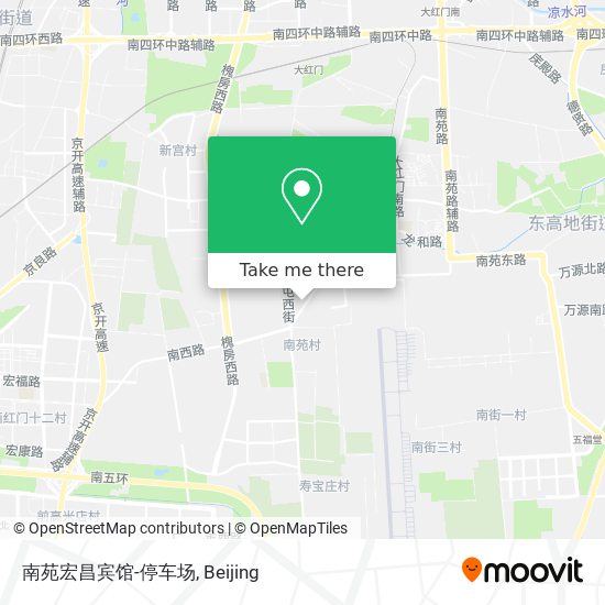 南苑宏昌宾馆-停车场 map