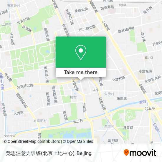 竞思注意力训练(北京上地中心) map