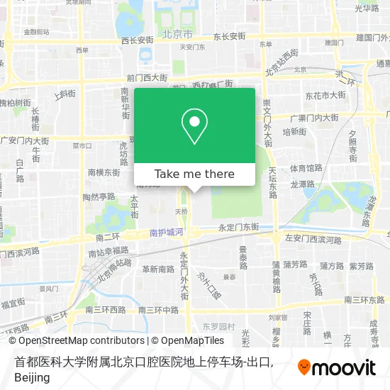 首都医科大学附属北京口腔医院地上停车场-出口 map