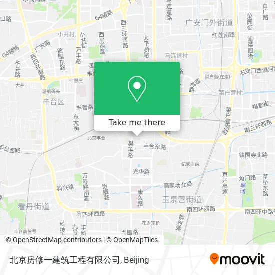 北京房修一建筑工程有限公司 map