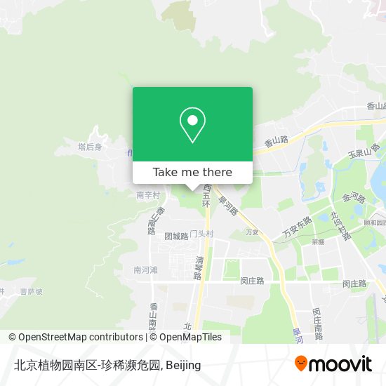 北京植物园南区-珍稀濒危园 map