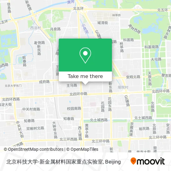 北京科技大学-新金属材料国家重点实验室 map