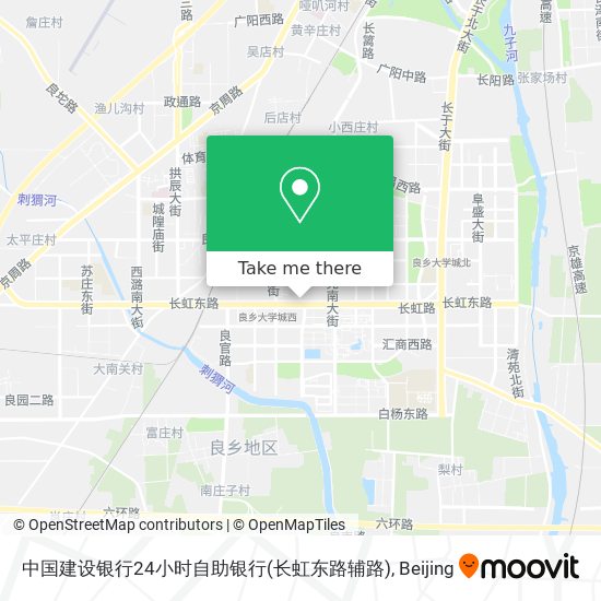 中国建设银行24小时自助银行(长虹东路辅路) map