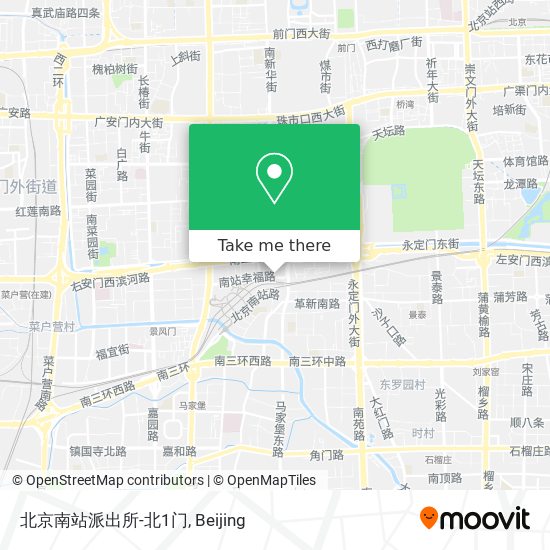 北京南站派出所-北1门 map