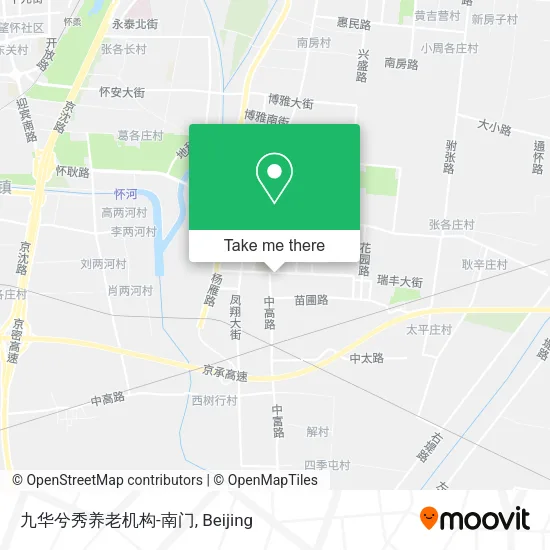 九华兮秀养老机构-南门 map