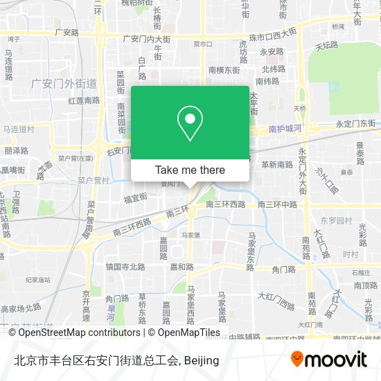 北京市丰台区右安门街道总工会 map