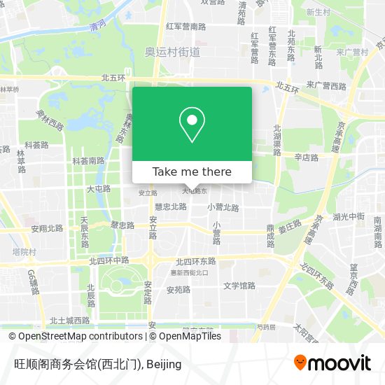 旺顺阁商务会馆(西北门) map