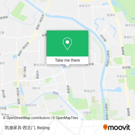 凯撒家具-西北门 map