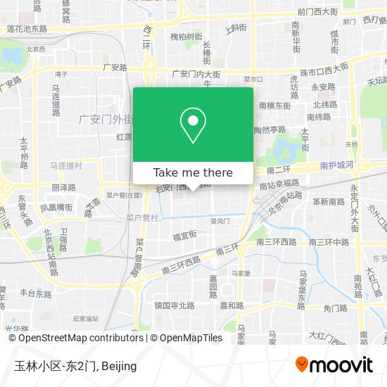 玉林小区-东2门 map