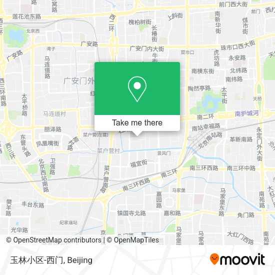 玉林小区-西门 map