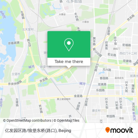 亿发园区路/狼垡东桥(路口) map