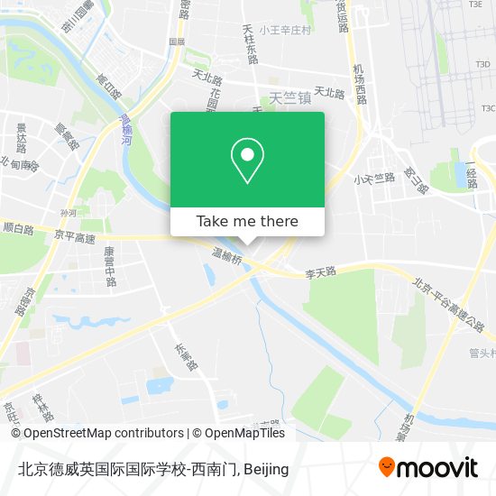 北京德威英国际国际学校-西南门 map