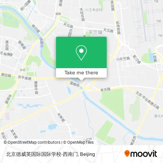 北京德威英国际国际学校-西南门 map