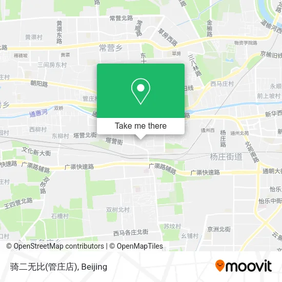 骑二无比(管庄店) map