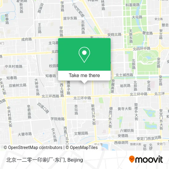 北京一二零一印刷厂-东门 map