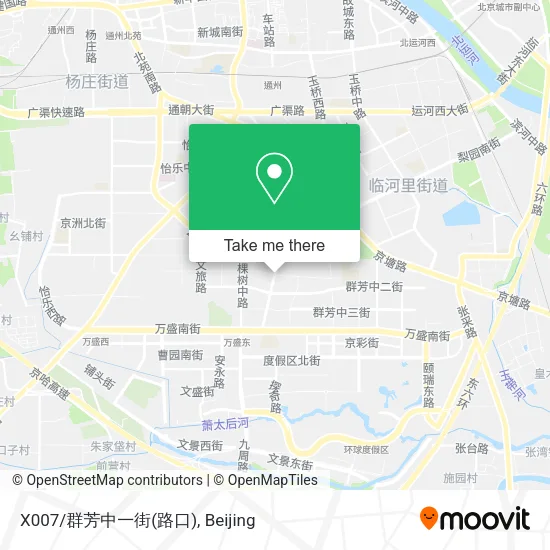 X007/群芳中一街(路口) map