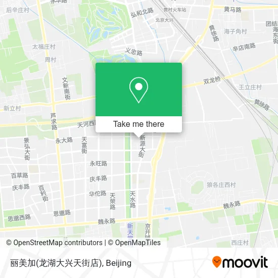 丽美加(龙湖大兴天街店) map