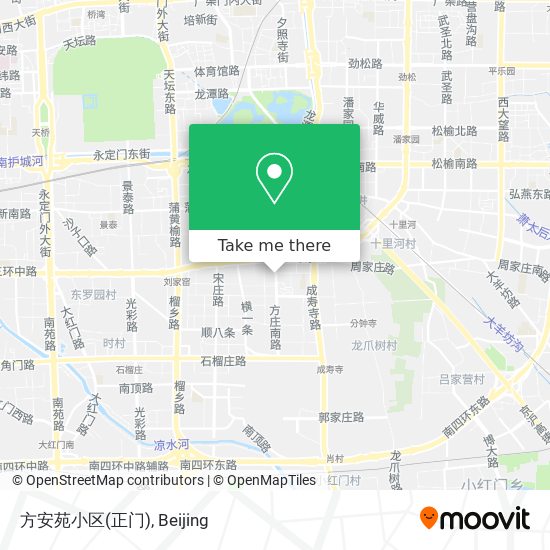 方安苑小区(正门) map