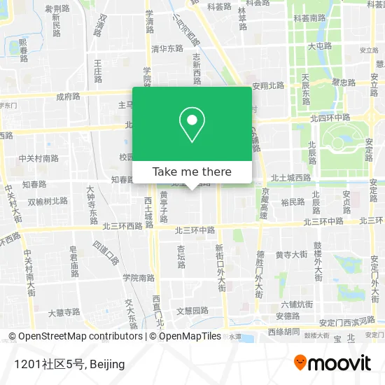 1201社区5号 map