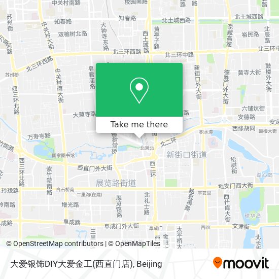 大爱银饰DIY大爱金工(西直门店) map