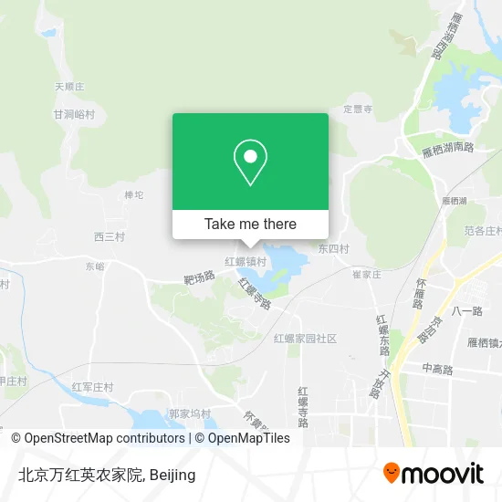 北京万红英农家院 map