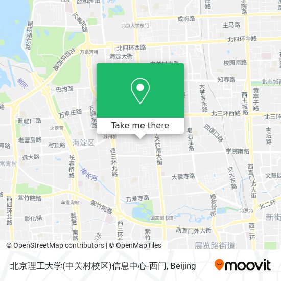 北京理工大学(中关村校区)信息中心-西门 map